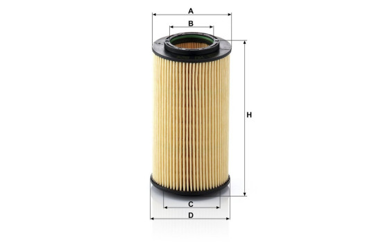 Filtre à huile HU 824 x Mann, Image 4