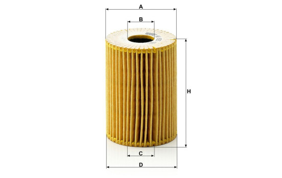Filtre à huile HU 825 x Mann, Image 4