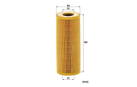 Filtre à huile HU7029Z MANN-FILTER, Image 6