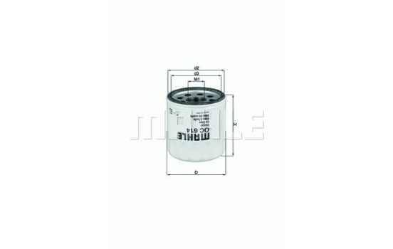 Filtre à huile OC 614 Mahle, Image 4