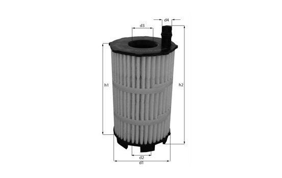 Filtre à huile OX 350/4D Mahle, Image 4