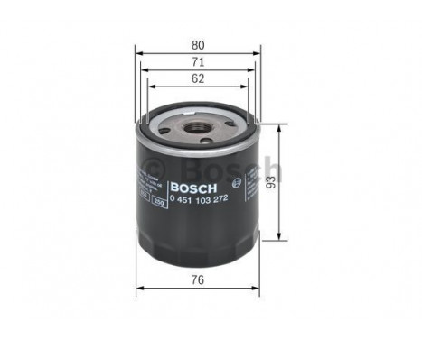 Filtre à huile P3272 Bosch, Image 3