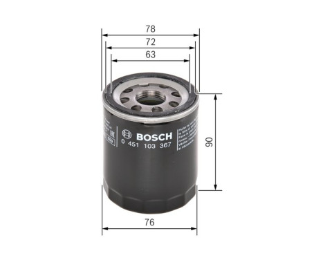 Filtre à huile P3367 Bosch, Image 7