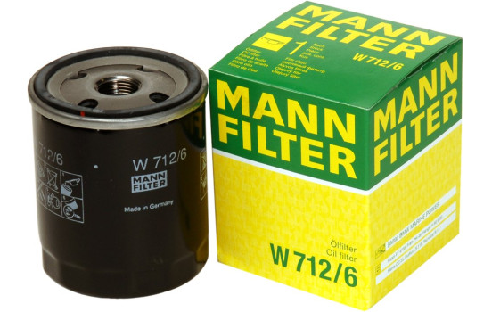 Filtre à huile W 712/6 MANN-FILTER