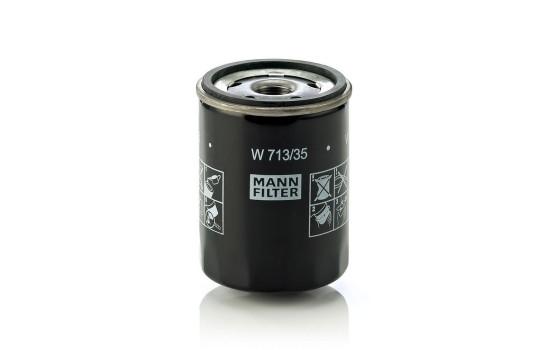 Filtre à huile W 713/35 Mann, Image 2