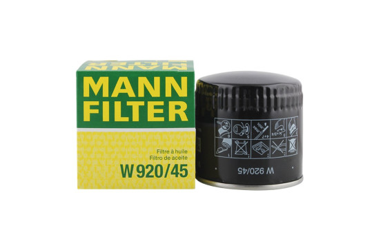 Filtre à huile W 920/45 MANN-FILTER, Image 3