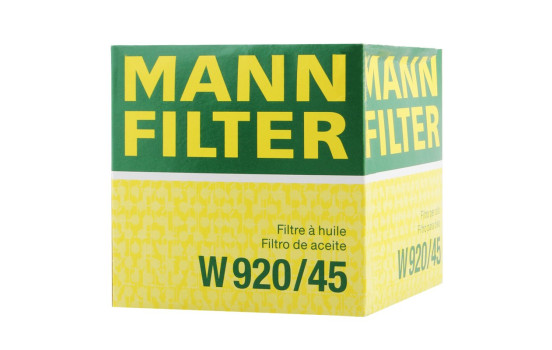 Filtre à huile W 920/45 MANN-FILTER, Image 4