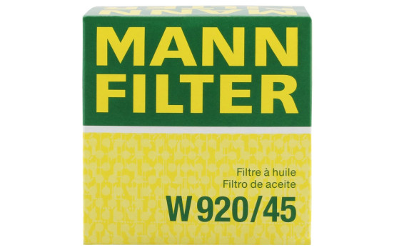 Filtre à huile W 920/45 MANN-FILTER, Image 5