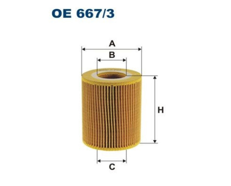 Filtre à l'huile OE 667/3 Filtron