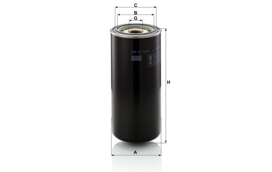 Filtre à l'huile WD 13 145/4 MANN-FILTER, Image 2