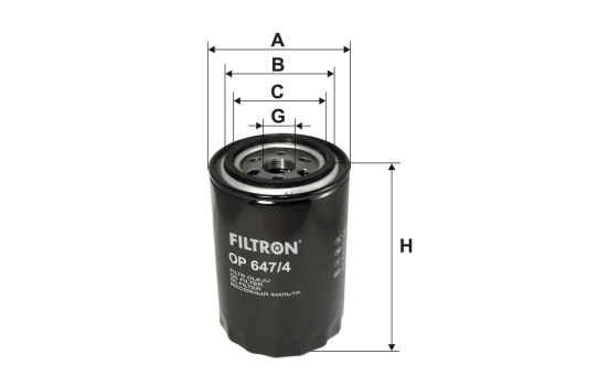 Filtre, hydraulique OP 647/4 Filtron, Image 2