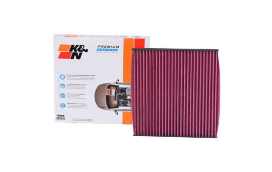 Filtre à air d'habitacle à usage unique K&N Premium compatible avec divers modèles Honda (DVF5069) K&N, Image 3