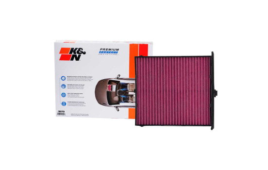 Filtre à air d'habitacle à usage unique K&N Premium compatible avec divers modèles Mazda (DVF5070) K&N, Image 3