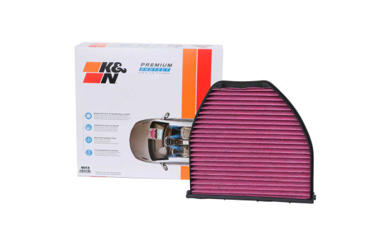 Filtre à air intérieur à usage unique K&N Premium adapté à divers modèles Mercedes (DVF5013) K&N, Image 3