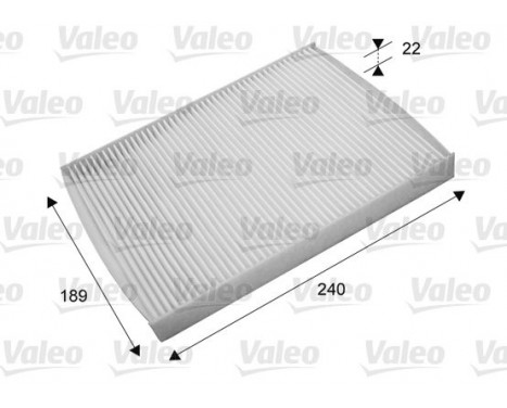 Filtre, air de l'habitacle Ford FIESTA (10 / 08->) 715660 Valeo