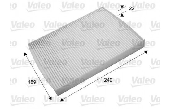 Filtre, air de l'habitacle Ford FIESTA (10 / 08->) 715660 Valeo