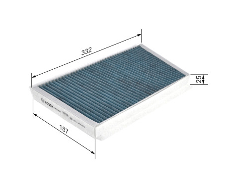 Filtre, air de l'habitacle + A8503 Bosch, Image 2