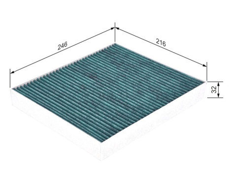 Filtre, air de l'habitacle + A8504 Bosch, Image 7