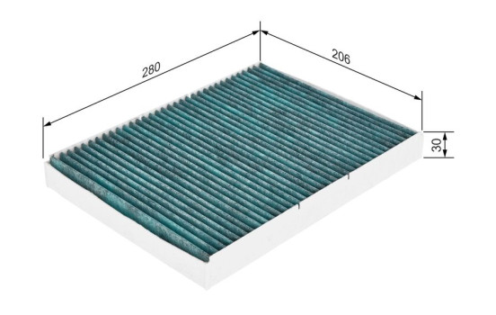 Filtre, air de l'habitacle + A8509 Bosch, Image 4