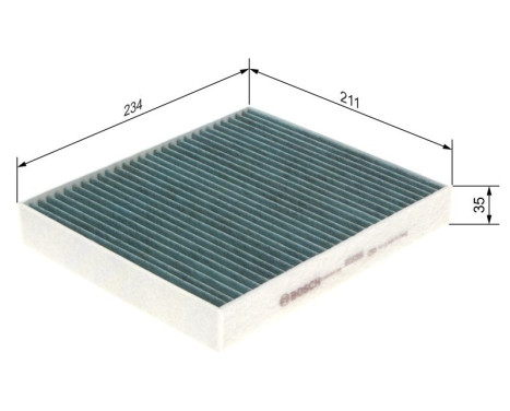 Filtre, air de l'habitacle + A8536 Bosch, Image 8