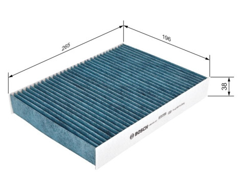 Filtre, air de l'habitacle + A8537 Bosch, Image 8