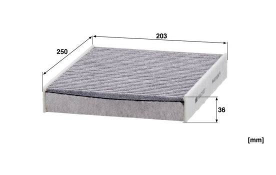 Filtre, air de l'habitacle adsotop CUK 25 007 MANN-FILTER, Image 5