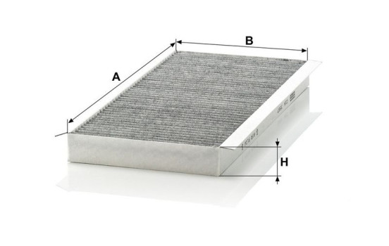 Filtre, air de l'habitacle adsotop CUK 3567 MANN-FILTER, Image 3