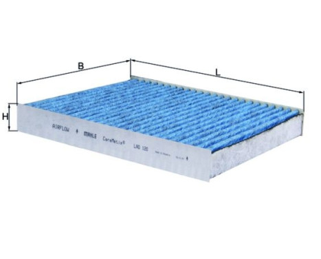 Filtre, air de l'habitacle CareMetix® LAO 120 Mahle