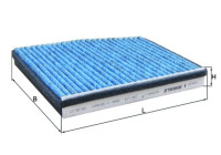 Filtre, air de l'habitacle CareMetix® LAO 124 Mahle