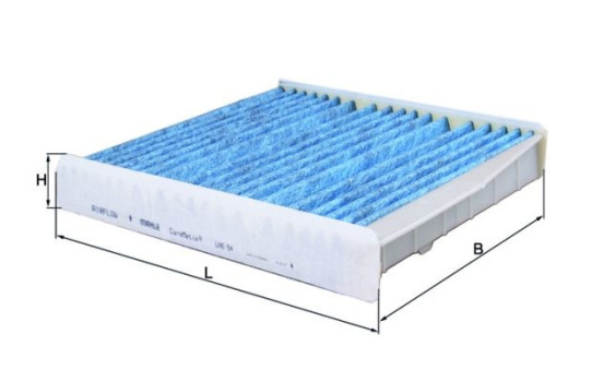 Filtre, air de l'habitacle CareMetix® LAO 54 Mahle