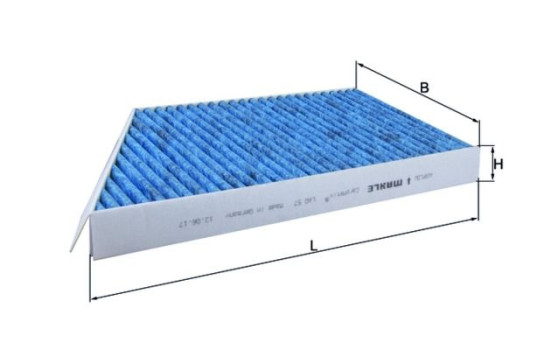 Filtre, air de l'habitacle CareMetix® LAO 57 Mahle