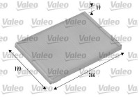 Filtre, air de l'habitacle CLIMFILTER COMFORT 698731 Valeo