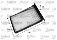 Filtre, air de l'habitacle CLIMFILTER COMFORT 698799 Valeo