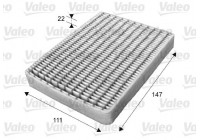Filtre, air de l'habitacle CLIMFILTER COMFORT 715656 Valeo