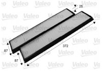 Filtre, air de l'habitacle CLIMFILTER COMFORT 715684 Valeo
