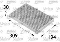 Filtre, air de l'habitacle CLIMFILTER PROTECT 698682 Valeo