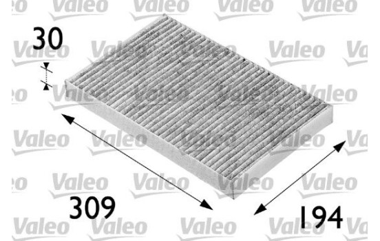 Filtre, air de l'habitacle CLIMFILTER PROTECT 698682 Valeo