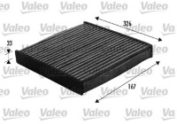 Filtre, air de l'habitacle CLIMFILTER PROTECT 698748 Valeo