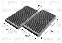 Filtre, air de l'habitacle CLIMFILTER PROTECT 698864 Valeo