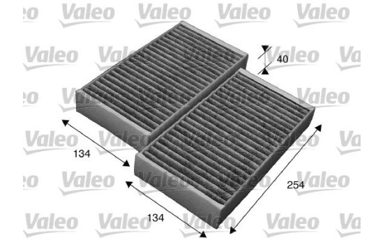 Filtre, air de l'habitacle CLIMFILTER PROTECT 715544 Valeo