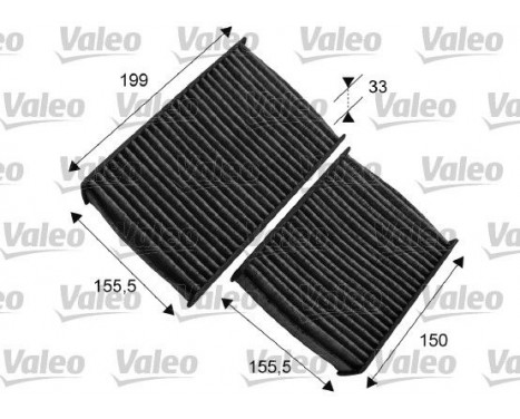 Filtre, air de l'habitacle CLIMFILTER PROTECT 715557 Valeo