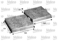 Filtre, air de l'habitacle CLIMFILTER PROTECT 715568 Valeo
