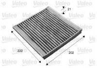 Filtre, air de l'habitacle CLIMFILTER PROTECT 715676 Valeo