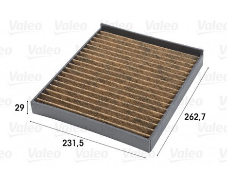 Filtre, air de l'habitacle CLIMFILTER SUPREME 701008 Valeo