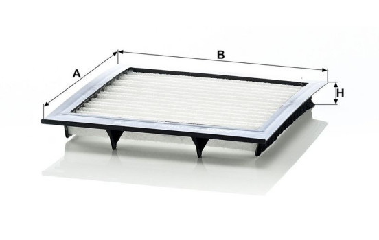 Filtre, air de l'habitacle CU 1009 Mann, Image 3