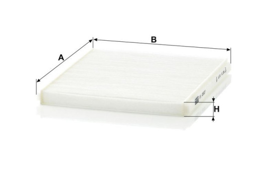 Filtre, air de l'habitacle CU 2027 Mann, Image 3