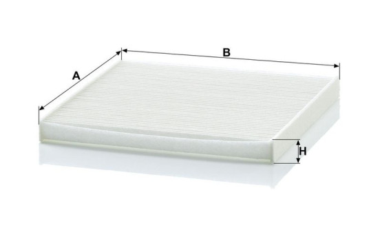 Filtre, air de l'habitacle CU 2131 Mann, Image 3