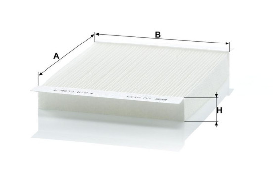 Filtre, air de l'habitacle CU 2143 Mann, Image 3