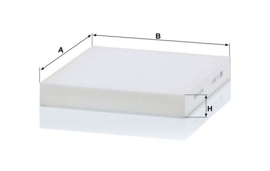 Filtre, air de l'habitacle CU 2232/1 Mann, Image 3