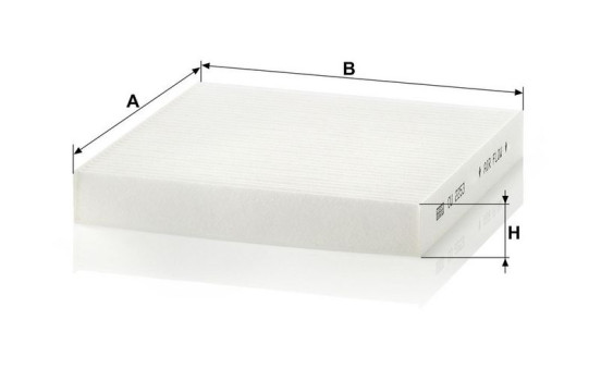 Filtre, air de l'habitacle CU 2253 Mann, Image 3